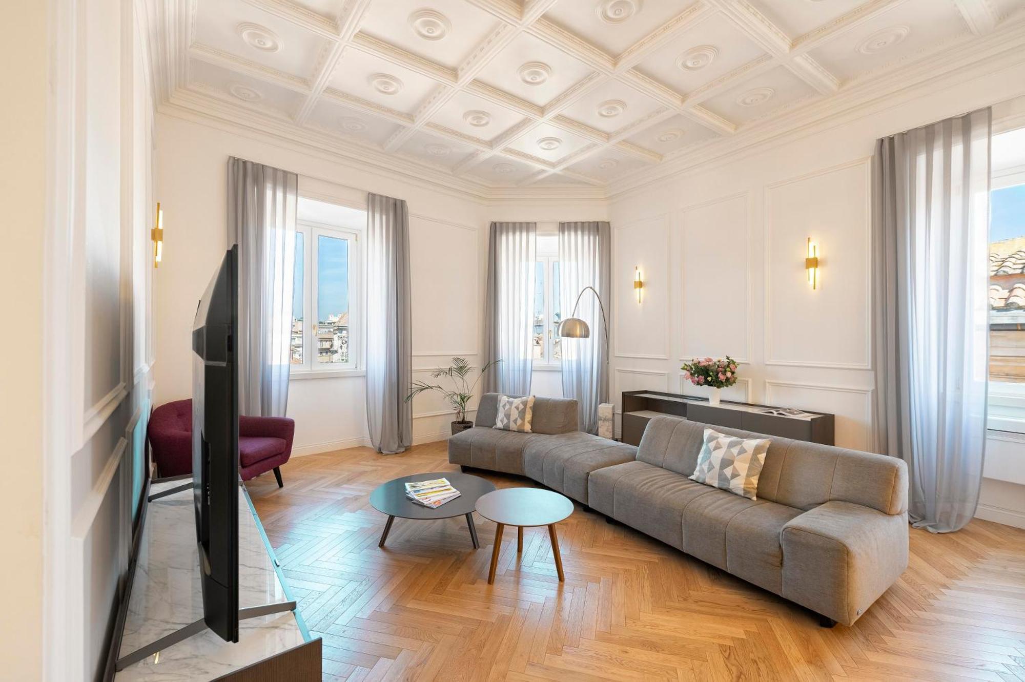 Sjr Luxury Apartment Trevi Fountain Rome Bagian luar foto